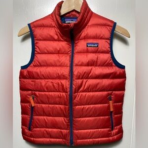 Patagonia Red Down Sweater Vest Kids Size 10